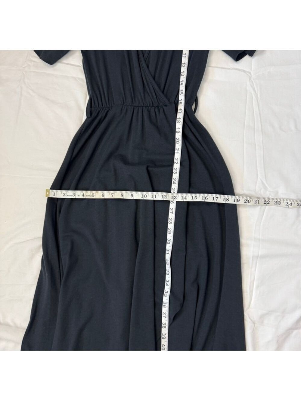 Go Couture Maxi Dress Black Knit Women's M - Picture 7 of 14